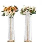 VEVOR 2er-Set Blumenhocker 20x20x90cm Blumenst&auml;nder Eisen Beistelltisch Modern