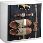 Rollladenschrank easyoffice BxTxH 86x37,5x104cm Braune Kleidung