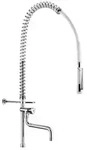 Delabie Geschirrsp&uuml;lbr + HB433000 o.Arm.,Teleskopausl.+Steigrohr kurz