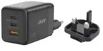 Acer GaN charger 2x USB-C+ 1x USB-A black