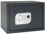 vidaXL Elektronischer Digital Safe mit Fingerabdruckschloss 25x35x25 cm Stahl