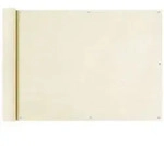 vidaXL Balkon Sichtschutz Creme 75x500 cm HDPE