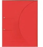 Ablagemappe Ordo collecto A4 Karton 315 g/qm Grundfarben rot VE=10 St&uuml;ck