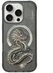 Nimmy Dragon MagSafe Case iPhone 16 Pro - Grau
