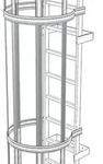 Zarges R&uuml;ckenschutzstrebe 42245 1400 mm