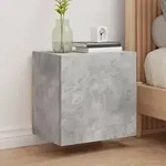 vidaXL TV-Wandschr&auml;nke 2 Stk. Betongrau 40,5x30x40 cm Holzwerkstoff