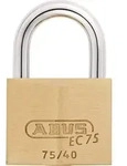 Zylindervorhangschloss 75/40 gl.-7341 Schlossk&ouml;rper-B.39,5mm MS gl.ABUS