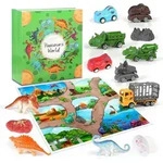 Adventskalender 2025 Weihnachten Dino Christmas Dinosaurier Auto ab 4 Jahren