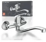 EUROPA Wand-Sp&uuml;ltischarmatur, Chrom