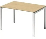 Bisley Schreibtisch DUH1208MP396 U 1200x650-850x800mm ws/ah