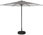 vidaXL Garten-Sonnenschirm 300 x 300 cm Polyester Rechtwinklig