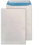 Versandtaschen DIN B4, 250 x 353 mm, wei&szlig;/blau, haftklebend, 140 g/m2, fadenvers