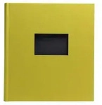 Exacompta Fotoalbum 60S schwarz 29x32 cm Pop'N Co - Limettengr&uuml;n - 16089E