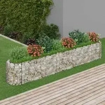 vidaXL Gabionen-Hochbeet Verzinktes Eisen 330x50x50 cm