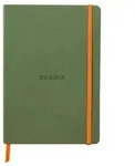 Rhodia Notizbuch A5 Softcover, 80 Bl elfenbein 90g, liniert, Salbeigr&uuml;n 117374C