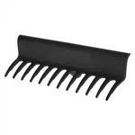 Boxenrechen - Nylon, glasfaserverst&auml;rkt - Breite 40 cm - schwarz