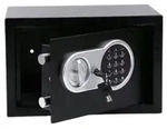 Perel Elektronischer Safe mit Zahlencode und Notschl&uuml;ssel 8,5 L, Schwarz