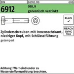 Zylinderschraube DIN 6912 Innen-6kt M8x30 010.9 galv.verz. 200St.