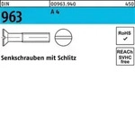 Senkschraube DIN 963 Schlitz M2x 6 A 4 1000 St&uuml;ck