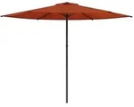 vidaXL Garten-Sonnenschirm 300 x 300 cm Polyester Rechtwinklig