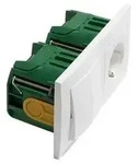 PEHA by Honeywell Komplett Schalter/Steckdosen Kombination Wei&szlig; 75261 1St.