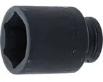 "BGS Kraft-Steckschl&uuml;ssel-Einsatz Sechskant tief Antrieb Innenvierkant 20 mm...