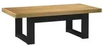 vidaXL Couchtisch NOAIN U-f&ouml;rmige Beine 120x60x40 cm Massivholz Kiefer