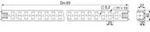 Schneider Electric NSYSUCR40100 NSYSUCR40100 Traverse (B x H) 40mm x 1000mm...