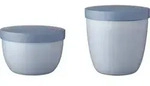 Mepal - Snackpot Duo Pack Ellipse - Praktischer Beh&auml;lter zur Aufbewahrung &...