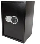 Perel Elektronischer Safe mit Zahlencode und Notschl&uuml;ssel, LED-Beleuchtung, 43L,
