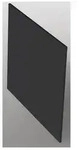 Theke Cento Seitenblende gro&szlig; BxH 81x74cm anthrazit