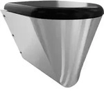 KWC AR T-WC, CAMPUS, Edelstahl, wandh&auml;ngend, 360x409x500 mm, schwarzer Sitz