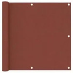 vidaXL Balkon-Sichtschutz Terrakotta-Rot 90x300 cm Oxford-Gewebe
