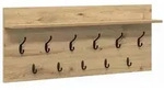 vidaXL Wandmontierter nachttisch Artisan-Eiche 100 x 40 x 12 cm