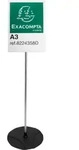 Exacompta 5x Hinweisschild A3 vertikal Aluminium Schwarz/alu/glasklar 8224358D
