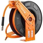 VEVOR Druckluftschlauch Schlauchtrommel, 9,52 mm x 19,81 m Hybrid-Luftschlauch,...
