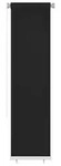 vidaXL Au&szlig;enrollo 60x230 cm Schwarz HDPE