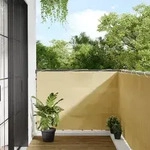 vidaXL Balkon-Sichtschutz Sandfarben 120x500 cm 100% Polyester-Oxford