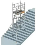 Layher SoloTower Erweiterung Treppen-Kit Typ1 mit Durchgang