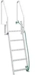 vidaXL 5-Stufen Dockleiter Silber 58 x 77 x 191 cm Aluminium