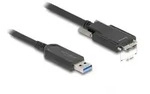 Delock USB-Kabel - Micro-USB Typ B (M) schraubbar zu USB Typ A (M)