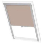 vidaXL Verdunkelungsrollo Beige S06/606