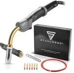 STAHLWERK Schwei&szlig;brenner MIG MAG AK25/MB25 f&uuml;r Aluminium mit 3 m Schlauchpaket