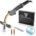 STAHLWERK Schwei&szlig;brenner MIG MAG AK25/MB25 5m Schlauchpaket...