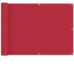 vidaXL Balkonsichtschutz Rot 75 x 200 cm