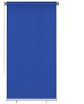 vidaXL Au&szlig;enrollo 120x230 cm Blau HDPE