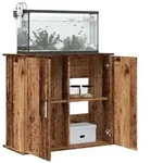 vidaXL Aquariumst&auml;nder Altholz-Optik 81x36x73 cm Holzwerkstoff