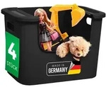 Novaliv 4x Aufbewahrungsbox Bad Organizer Kleiderschrank Schubladen...