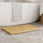 vidaXL Badematten 2 Stk. 70x50 cm Bambus