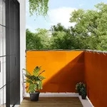 vidaXL Balkon-Sichtschutz Orange 120x700 cm 100% Polyester-Oxford